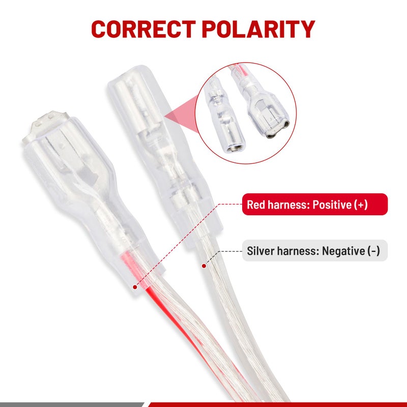 RED WOLF موصل سلك مكبر الصوت الأمامي للسيارة RED WOLF لسيارات تويوتا سايون 2000-2019، كامري 4رانر، سوبارو 2012-2019، 2 قطعة - Image 4